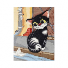 1149 Котёнок с лодкой
